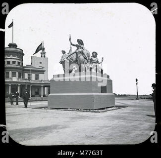 World's Columbian Exposition de lanterne, Statue représentant Amérique (NEN 8763) Banque D'Images