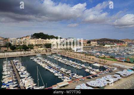 Yacht Marina, Cartagena, Murcia, Spain, Europe Banque D'Images