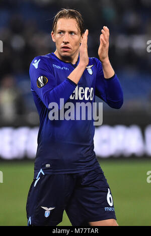 Rome, Italie. 09Th Mar, 2018. Ligue Europa 8ème de finale Lazio vs Dinamo Kiev-Rome-08 mar 2018 dans l'image Lucas Lleiva Photographe01 Photo Credit : agence photo indépendante/Alamy Live News Banque D'Images