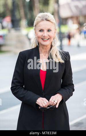 Rome, Italie. Mar 9, 2018. Miriam Leone et Fabio De Luigi participant à la photocall de Metti la nonna au congélateur à Cinema Adriano à Rome Crédit : Silvia Gerbino/Alamy Live News Banque D'Images