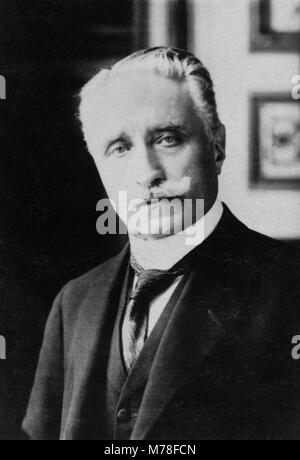 Portrait de Paul Deschanel ( 1855 - 1922 ), président de la troisième République française en 1920 - photographie anonyme Banque D'Images