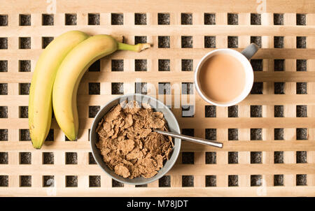 Le petit déjeuner du matin et de l'alimentation saine Banque D'Images