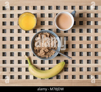 Le petit déjeuner du matin et de l'alimentation saine Banque D'Images