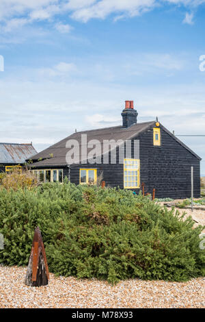 Perspective Cottage, accueil de la fin directeur, Derek Jarman Phillip Roberts Banque D'Images