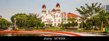 Lawang Sewu building de Semarang, Central Java, Indonésie Banque D'Images