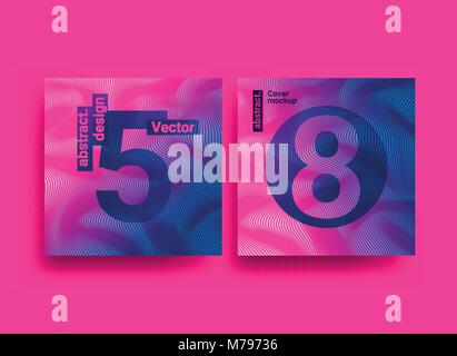Modèles Les modèles avec Résumé Contexte et tendance aux couleurs éclatantes. Abstract vector background. Pour la conception de brochures, affiches, couvertures, des bannières. Temp Illustration de Vecteur
