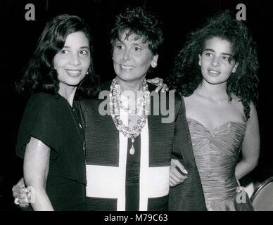 Lena Horne, petite-fille Jenny (r) et Lena's daughter Amy (l) Photo par John Barrett-PHOTOlink Banque D'Images