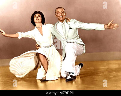 Le mouvement 1953 MGM film avec Cyd Charisse et Fred Astaire Banque D'Images