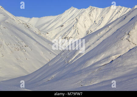 Amérique du Nord, les États-Unis, l'Alaska, au nord de l'Alaska, James Dalton Highway, Brooks, paysage d'hiver, Banque D'Images