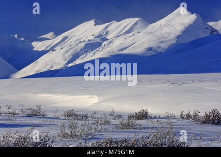 Amérique du Nord, les États-Unis, l'Alaska, au nord de l'Alaska, James Dalton Highway, Brooks, paysage d'hiver, Banque D'Images