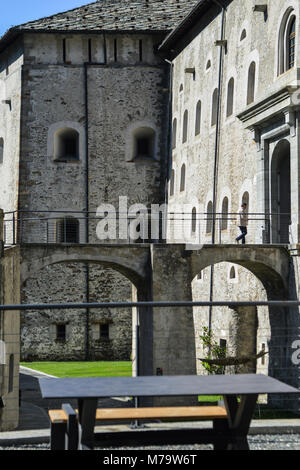 Forte di Bard, vallée d'aoste, Italie Banque D'Images