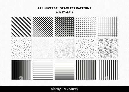 Vecteur universel modèles transparente ensemble d'éléments simples Illustration de Vecteur