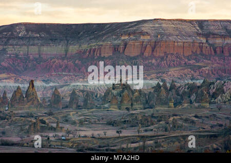 Canyon de la vallée Rouge de Cappadoce, Turquie Banque D'Images