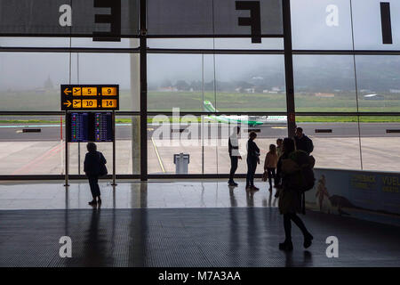 L'aéroport de Ténérife Nord Norte, Santa Cruz, Îles Canaries Banque D'Images