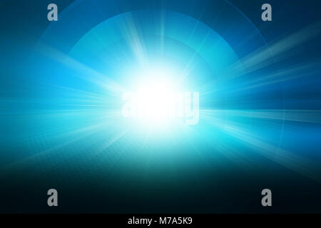 Résumé Contexte La technologie graphique, placez votre nouveau produit à venir dans la région de sun star contexte . Banque D'Images