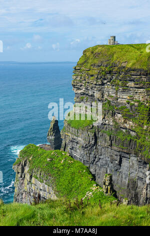 Les falaises de Moher, comté Clare, Irlande, Royaume-Uni Banque D'Images