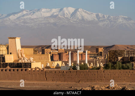 Les Studios Atlas Corporation, Ouarzazate, Maroc Banque D'Images