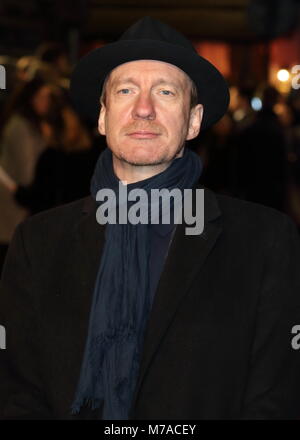 "La miséricorde" Première mondiale tenue au Curzon Mayfair - Arrivées avec : David Thewlis Où : London, Royaume-Uni Quand : 06 Feb 2018 Credit : WENN.com Banque D'Images