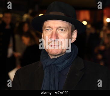 "La miséricorde" Première mondiale tenue au Curzon Mayfair - Arrivées avec : David Thewlis Où : London, Royaume-Uni Quand : 06 Feb 2018 Credit : WENN.com Banque D'Images