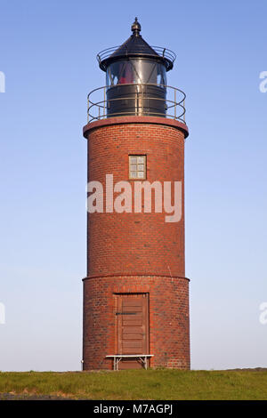 'Phare' Nordmarsch sur la Hallig Langeneß, côte de la mer du Nord, Schleswig-Holstein les vasières, les Frisons du nord, Schleswig - Holstein, Allemagne, Banque D'Images