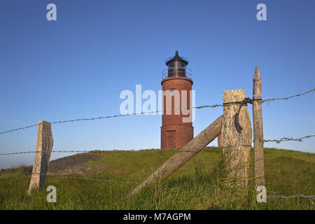 'Phare' Nordmarsch sur la Hallig Langeneß, côte de la mer du Nord, Schleswig-Holstein les vasières, les Frisons du nord, Schleswig - Holstein, Allemagne, Banque D'Images