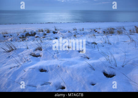 Plage de l'île de Sylt, Hörnum, les Frisons du nord, Schleswig - Holstein, Allemagne, Banque D'Images