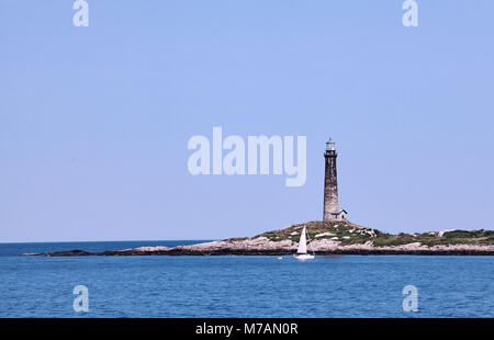 Les USA, Massachusetts, Rockport, Cape Ann, Lighthouse Banque D'Images