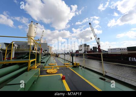 Rainham Steel depot à Scunthorpe, le nord de l'Angleterre. 23 Septembre 2016 Photo par James Boardman Banque D'Images