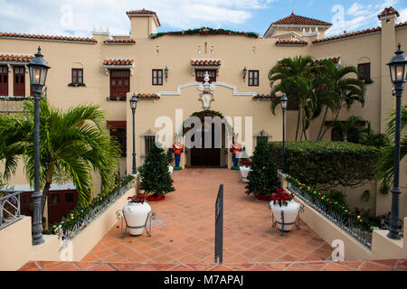 Serrales vieux château musée de Ponce, Puerto Rico, des Caraïbes Banque D'Images