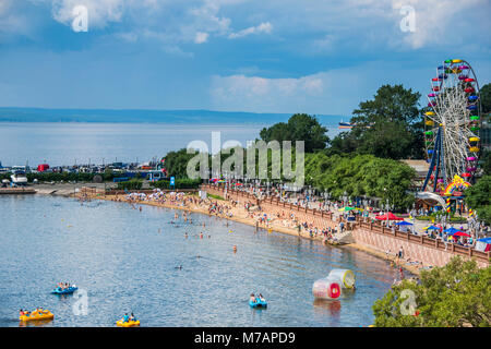 Sportivnaya Gavan boulevard, Vladivostok, Russie Banque D'Images