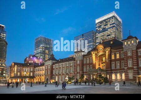 Le Japon, la ville de Tokyo, quartier Marunouchi, Tokyo Station West Side Banque D'Images