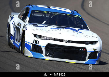 Avondale, Arizona, USA. Mar 9, 2018. 09 mars, 2018 - Avondale, Arizona, USA : Jeffrey Earnhardt (00) apporte sa voiture à travers les virages pendant la pratique pour le billet Guardian 500(k) à l'ISM Raceway à Avondale, Arizona. Crédit : Chris Owens Asp Inc/ASP/ZUMA/Alamy Fil Live News Banque D'Images