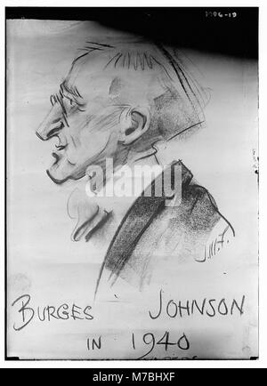 Caricature de Burges Johnson RCAC2014684649 Banque D'Images