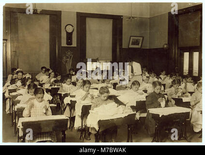 Un Hour-The occupé steamer classe dans l'École de Hancock. Boston 1915 Exposition. LOC.04550 clb Banque D'Images