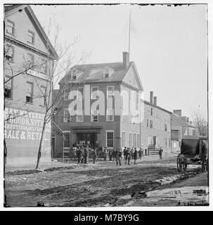 Alexandria, Virginie. Le Marshall House, King & rues Pitt cwpb LOC.01466 Banque D'Images