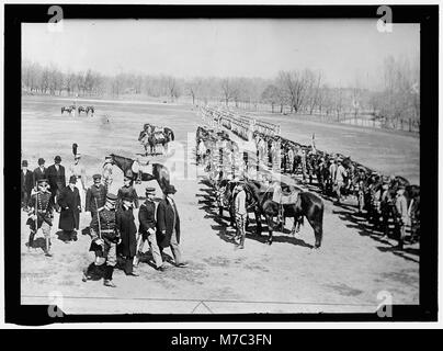 CULVER MILITARY ACADEMY. La troupe du cheval noir, VICE-PRÉSIDENT D'ESCORTE PERSONNELLE À MARSHALL INAUGURATION RCAC2016864362 Banque D'Images