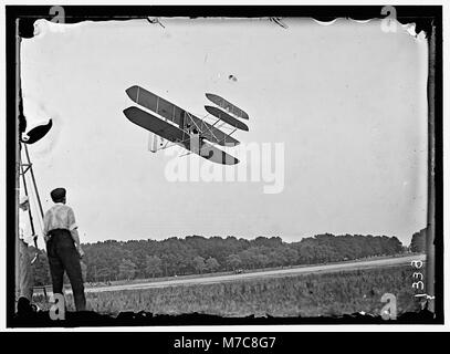 Vols WRIGHT, Fort Myer, VA, juillet 1909. Premier vol de l'ARMÉE RCAC2016863809 Banque D'Images