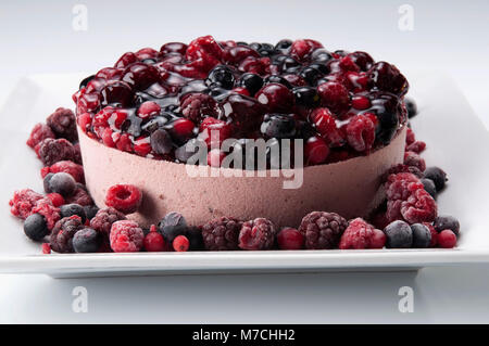 Close-up d'une mousse de fruits assortis Banque D'Images