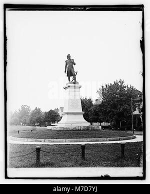 Le monument Hugh Mercer à Fredericksburg, en Virginie, rend hommage à l'héritage du général Hugh Mercer, un héros de la Révolution américaine. L'image représente le monument et son importance pour l'histoire locale. Banque D'Images