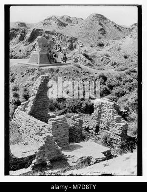 L'Iraq. Babylone. Marquage lion basalte Daniel's den LOC.07386 matpc Banque D'Images