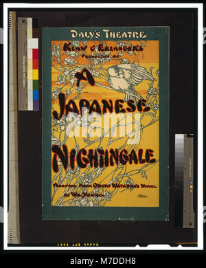L'image fait référence à la production théâtrale de Klaw & Erlanger de *A Japanese Nightingale*, adaptée du roman d'Onoto Watanna de WM. Jeune. Il est catalogué sous le numéro LCCN2014636743. Banque D'Images
