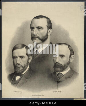 Les dirigeants de l'Irlande ; John Dillon, Chas. Stewart Parnell, Michael Davitt. Rcac2004670506 Banque D'Images