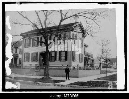 Lincoln House, Springfield, Illinois) tel qu'il était en 1893, la propriété d'état RCAC2016821234 Banque D'Images