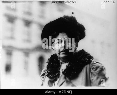 Harriot Stanton Blatch, suffragiste et militante américaine, était une figure importante du mouvement pour le suffrage féminin. En tant que fille d'Elizabeth Cady Stanton, elle a consacré sa vie à garantir le droit de vote des femmes et a joué un rôle clé dans l'expansion des activités de vote aux États-Unis. Banque D'Images