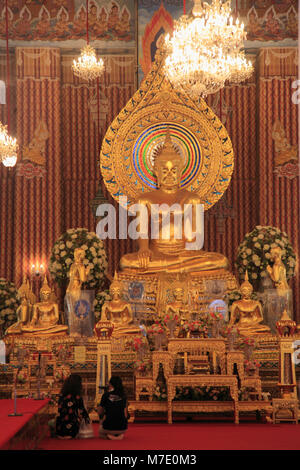 Thaïlande, Bangkok, Wat Chana Songkhram, temple bouddhiste, Banque D'Images