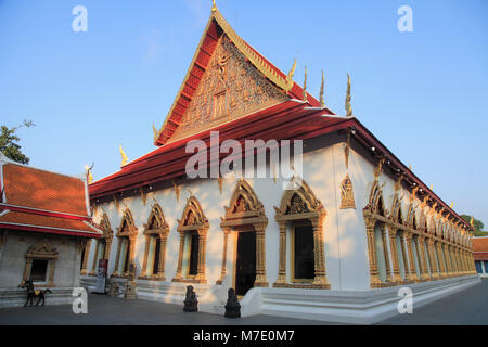 Thaïlande, Bangkok, Wat Chana Songkhram, temple bouddhiste, Banque D'Images