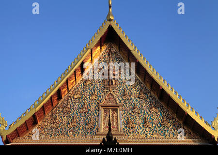 Thaïlande, Bangkok, Wat Chana Songkhram, temple bouddhiste, Banque D'Images