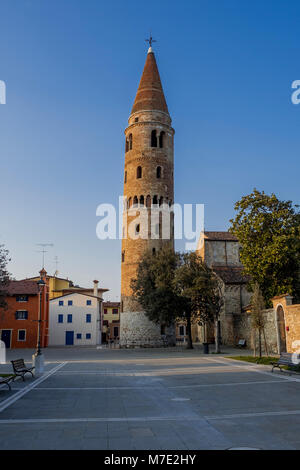 Caorle, Italie. 9 mars, 2018. Une vue du village de Caorle en Vénétie, Italie. Caorle est une municipalité dans la Province de Venise, célèbre pour le bea Banque D'Images