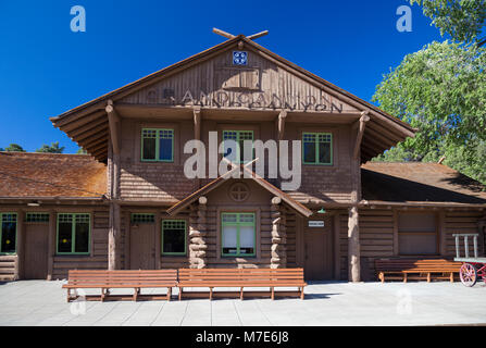 Grand Canyon Railroad Station, village du Grand Canyon, Arizona, USA Banque D'Images