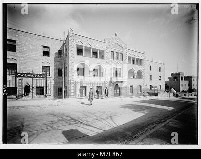 Nouvelle Jérusalem et les banlieues. L'Ethiopian Imprimeur de la ti'g (c.-à-d., bâtiment). Rue du prophètes LOC.02574 matpc Banque D'Images